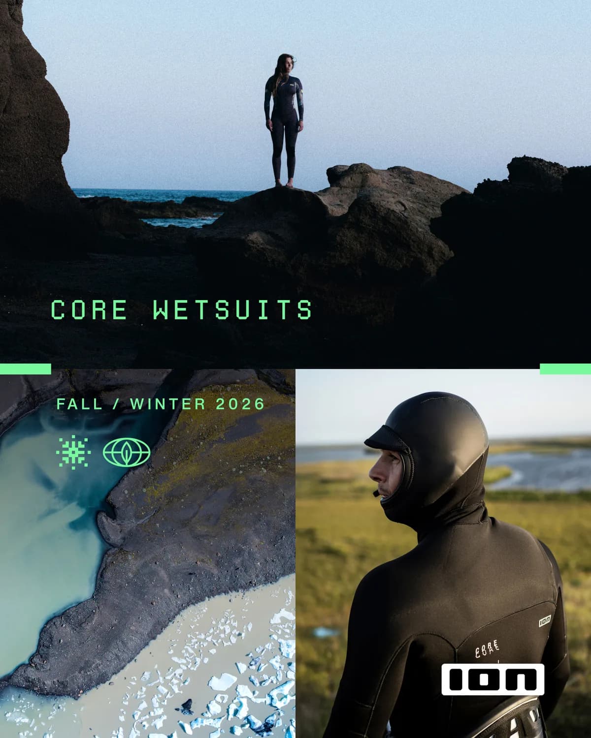 ION Core wetsuits portrait post
