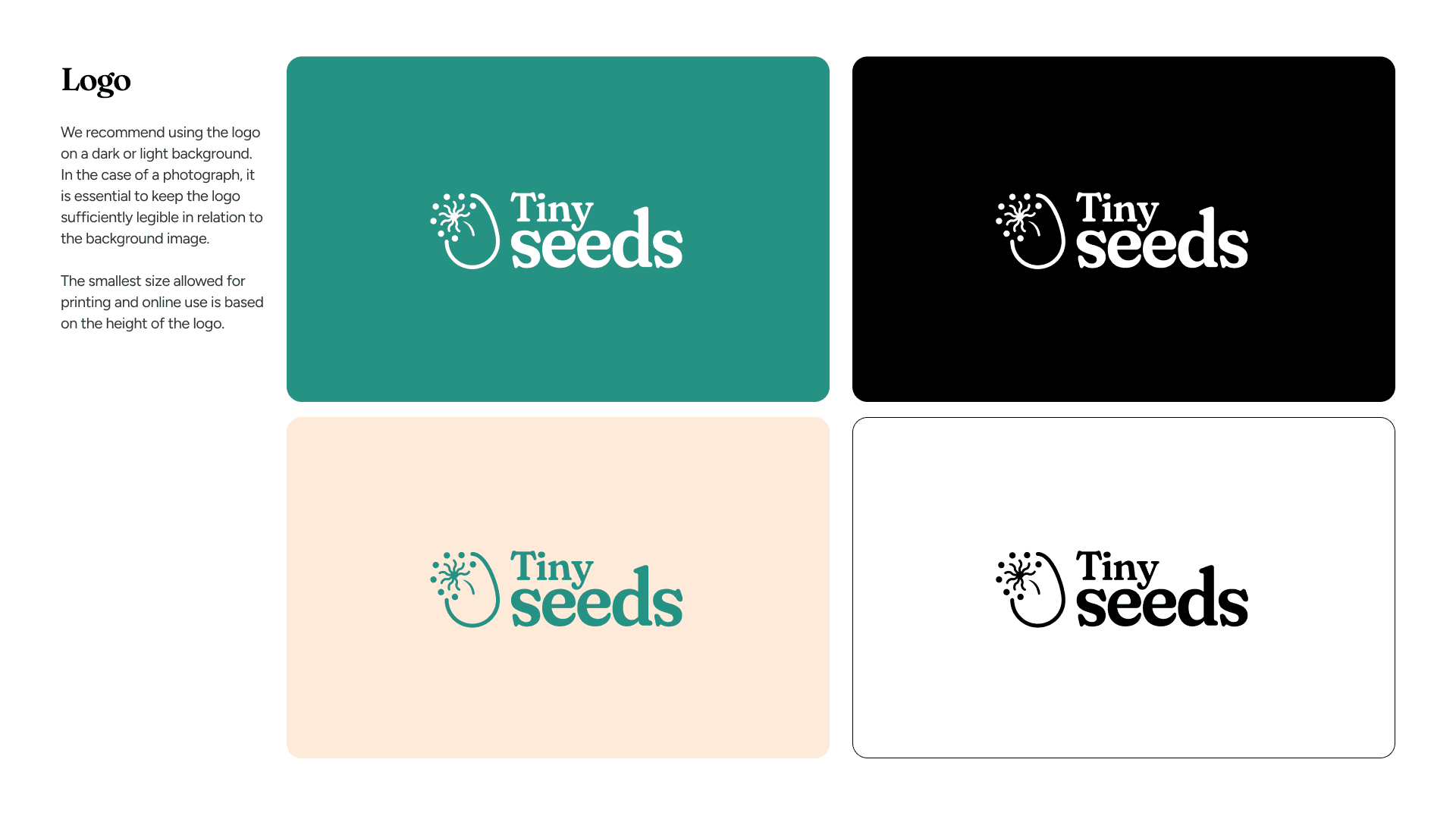 Tiny Seeds Brand Guideline - Logo