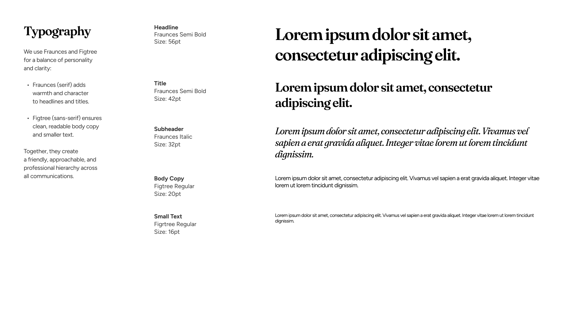 Tiny Seeds Brand Guideline - Typography
